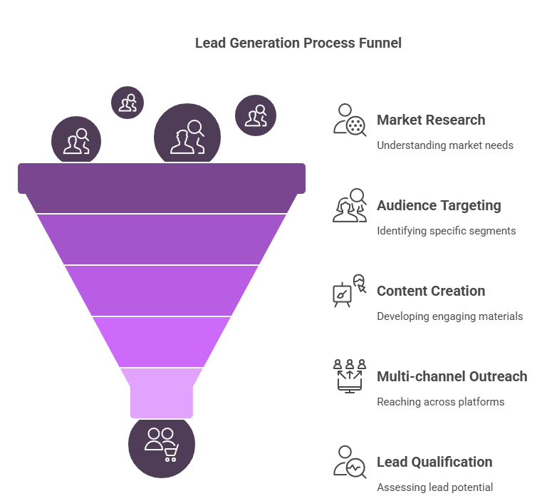 lead generation services, customer acquisition services, lead generation strategies,
qualified leads,
lead nurturing,
sales pipeline,
lead scoring,
conversion rate,
target audience,
lead generation process,
lead generation campaigns,



